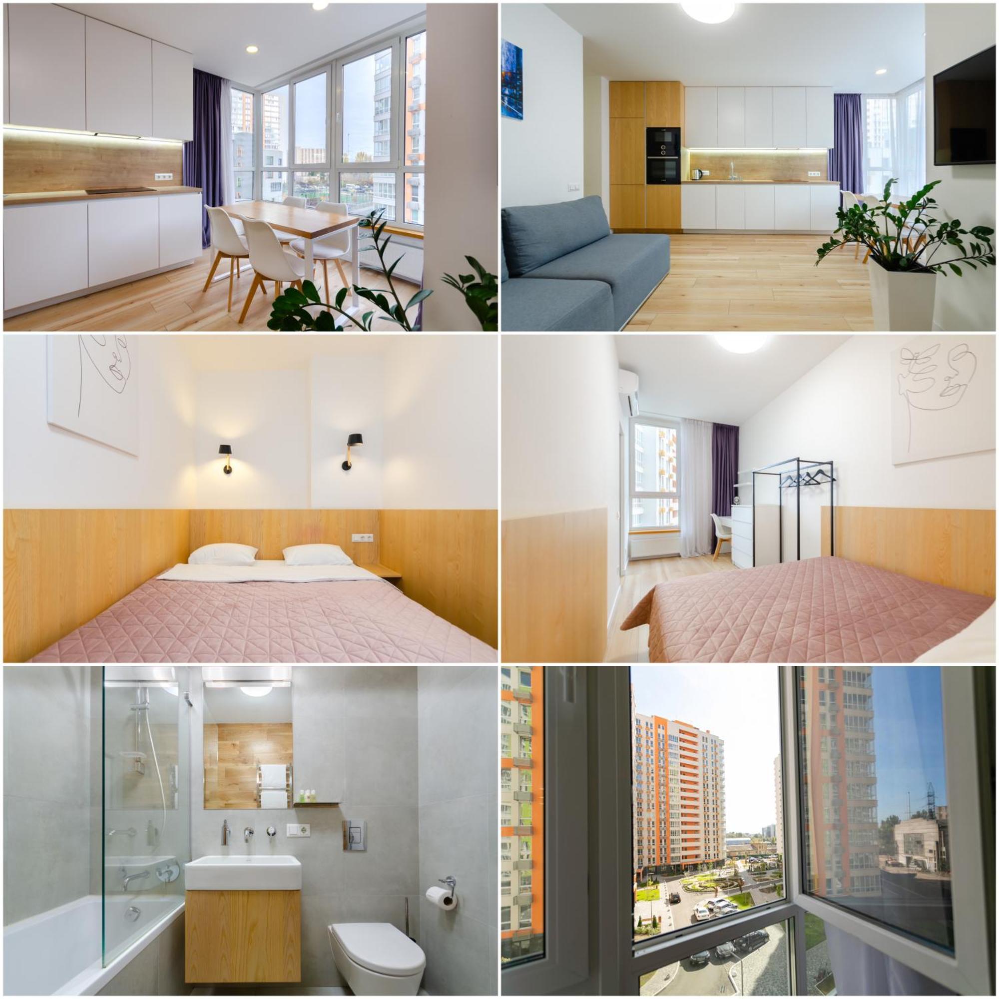 Petrovdom Apartments 78-170 In Rc Nivki Park, 67А Beresteiskyi Avenue キエフ エクステリア 写真